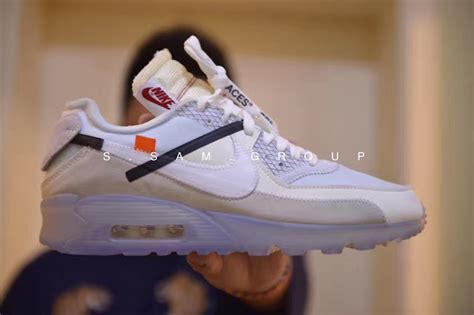 off white air max 90 ice replica